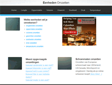 Tablet Screenshot of omzettennaar.be